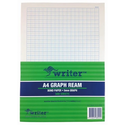 Writer Exam A4 5mm Graph Paper