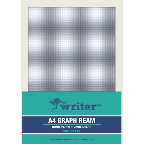 Writer A4 2mm Graph Paper 