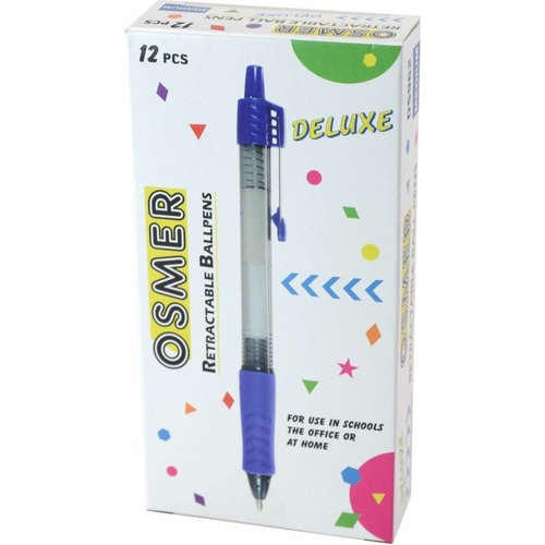 Osmer Retractable Medium Deluxe Ballpoint Pen 