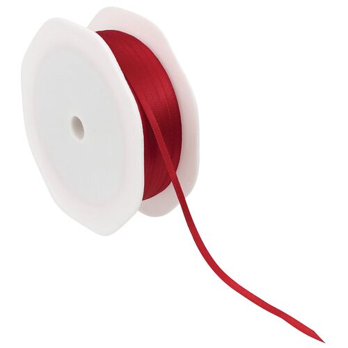 Zart Satin Ribbon 3mm Red