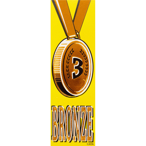 ATA Self-Adhesive Vinyl Medal Ribbons - Bronze 3