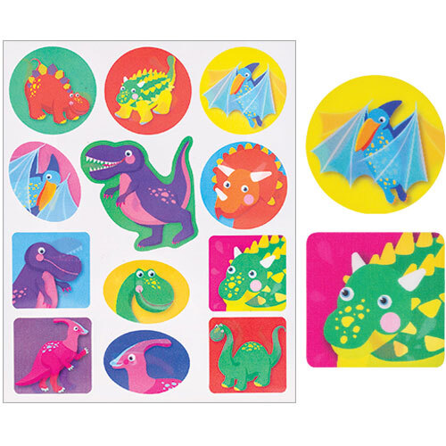 Zart Giant Moving Dinosaur Stickers