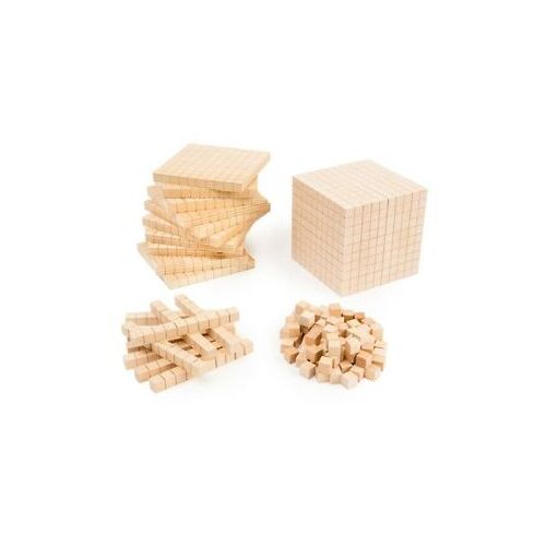 Learning Can Be Fun Wooden Base Ten Set