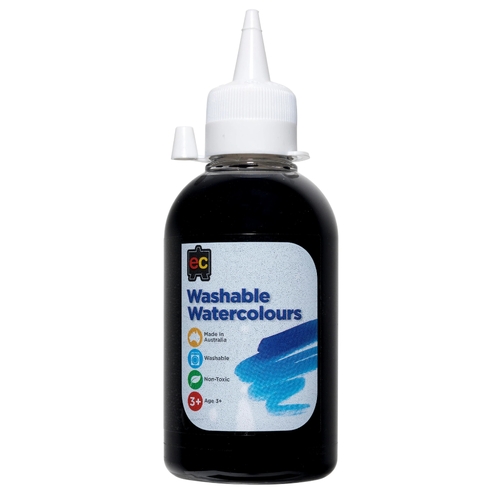 EC Washable Watercolour 250ml Black